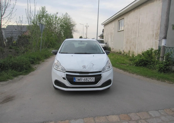 Peugeot 208 cena 23500 przebieg: 70850, rok produkcji 2016 z Jasień małe 79